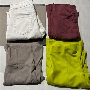 Mixed Women’s Bottoms Lot – 4 (1 Jeans & 3 Leggings- 1xs, 2Small, 1 xl